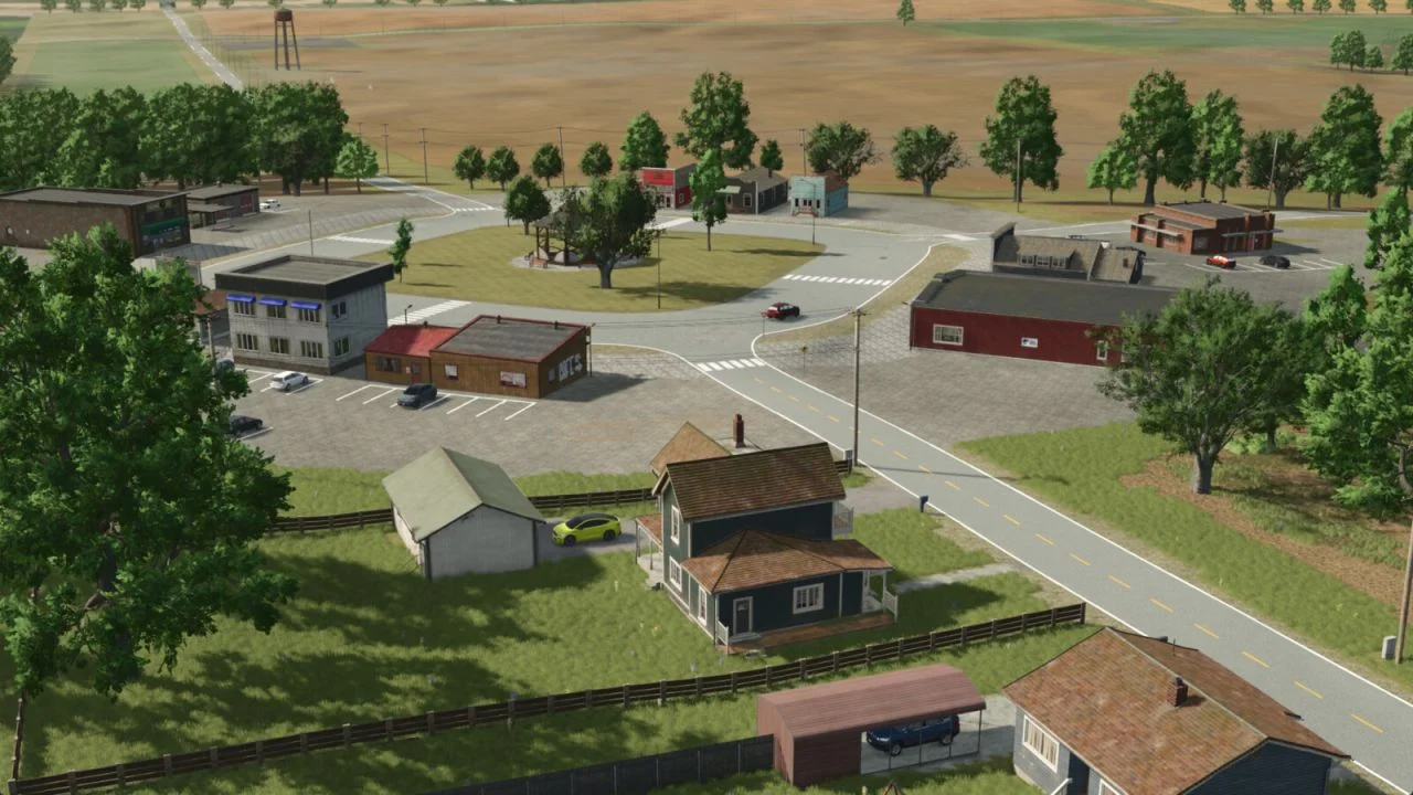 FS25 Sharon Center, Ohio V1.0 Maps Mod FS25 Mod Free Download