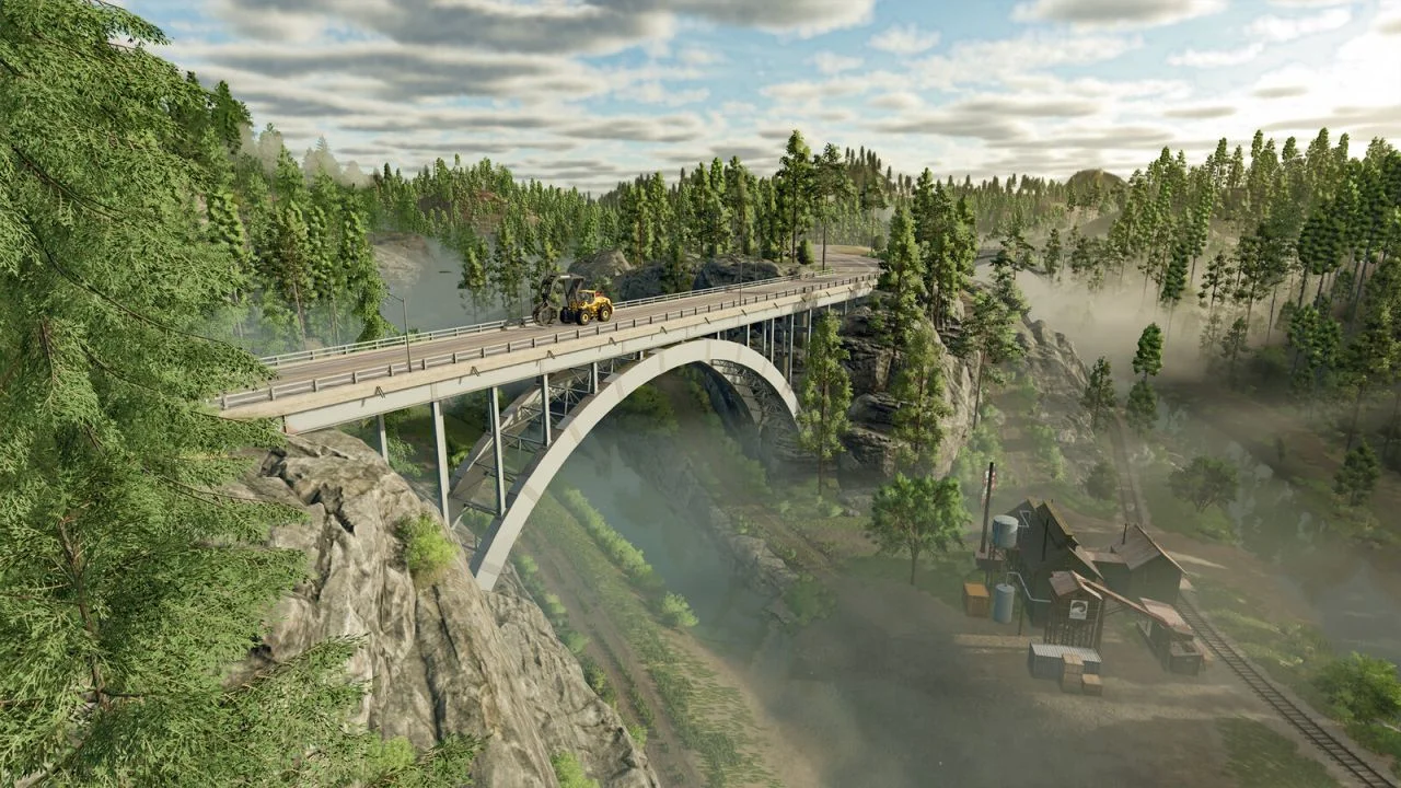 FS25 Silverrun Forest V1.0.0.1 Maps Mod FS25 Mod Free Download