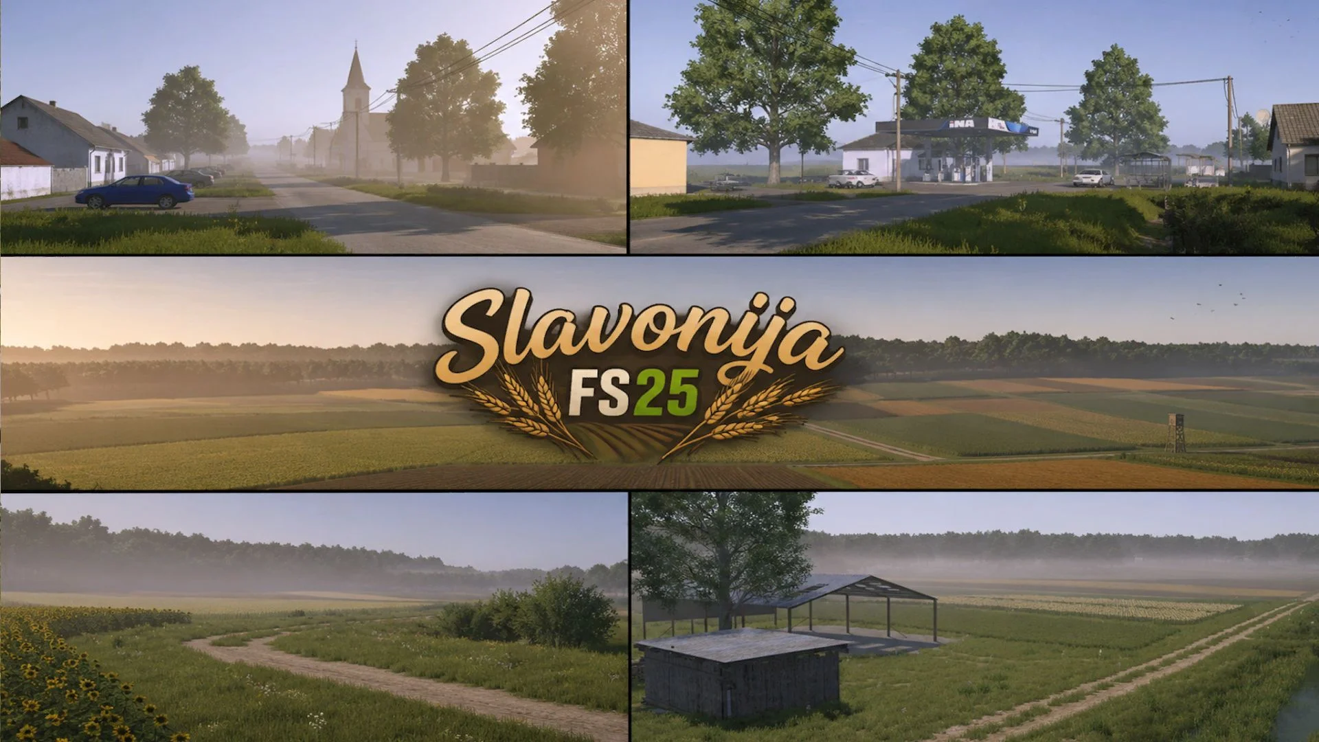 FS25 Slavonija V1.0 Maps Mod FS25 Mod Free Download