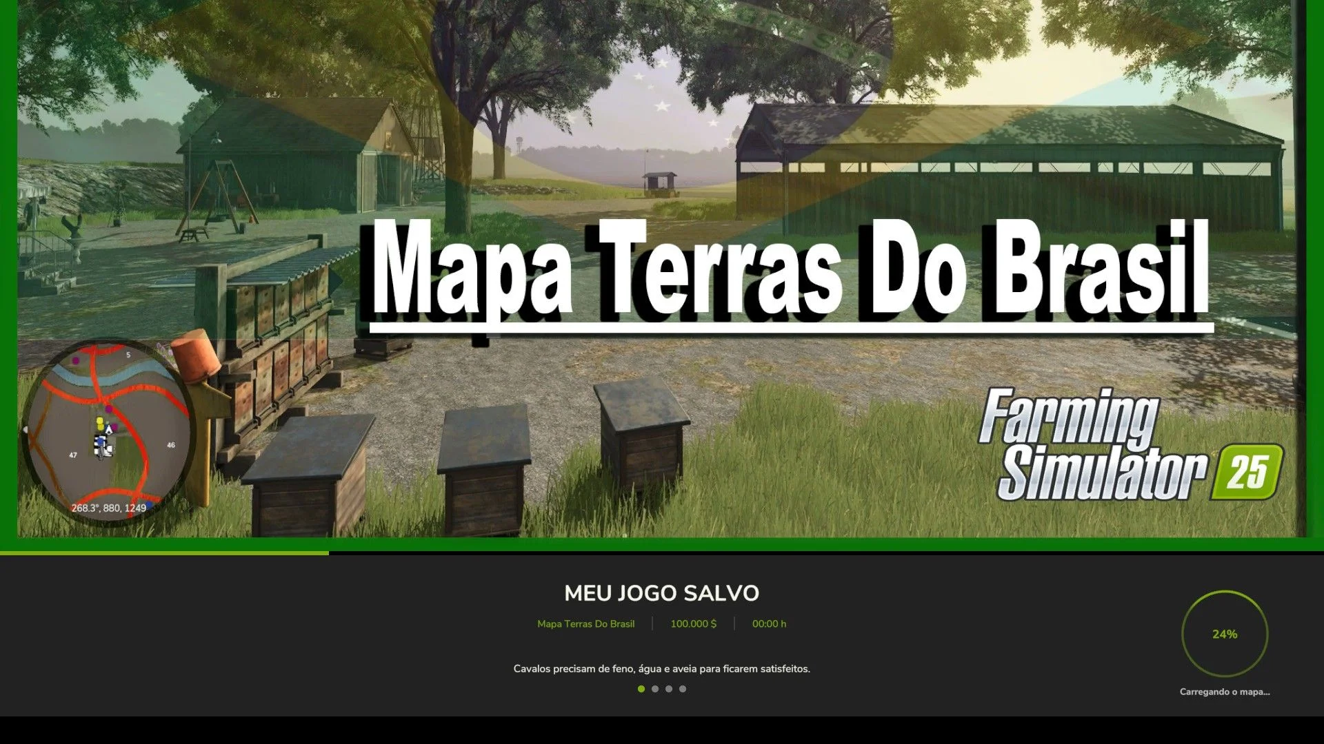 FS25 Terras Do Brasil V1.0 Maps Mod FS25 Mod Free Download
