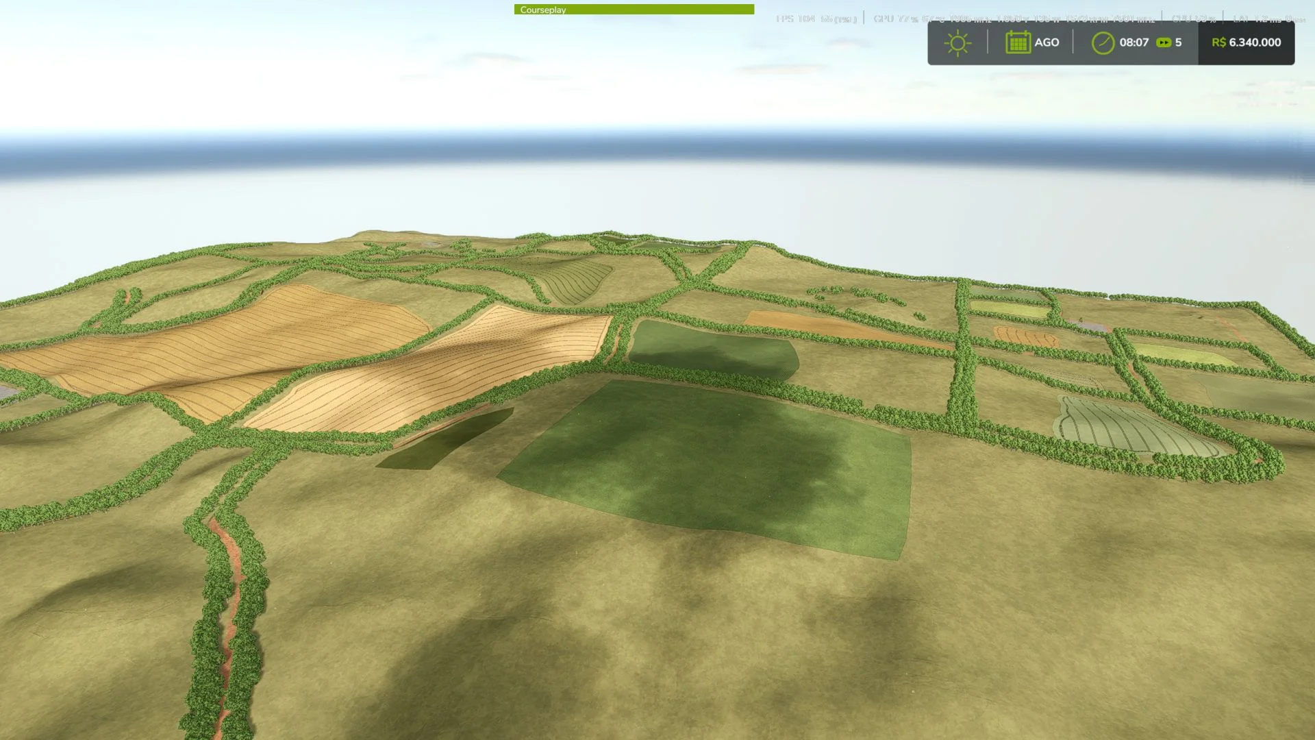 FS25 Terras Do Pampa 4x V1.0 Maps Mod FS25 Mod Free Download