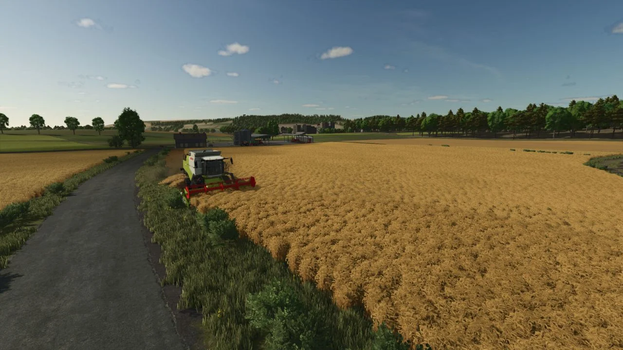 FS25 The Countryside Lands V1.1 Maps Mod FS25 Mod Free Download