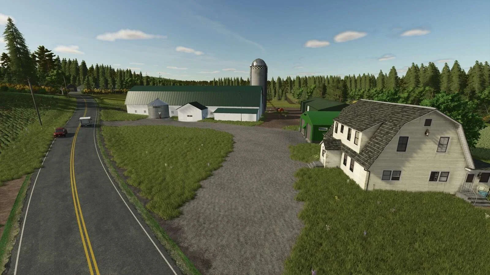 FS25 The Quebec Countryside v1.1 Maps Mod FS25 Mod Free Download