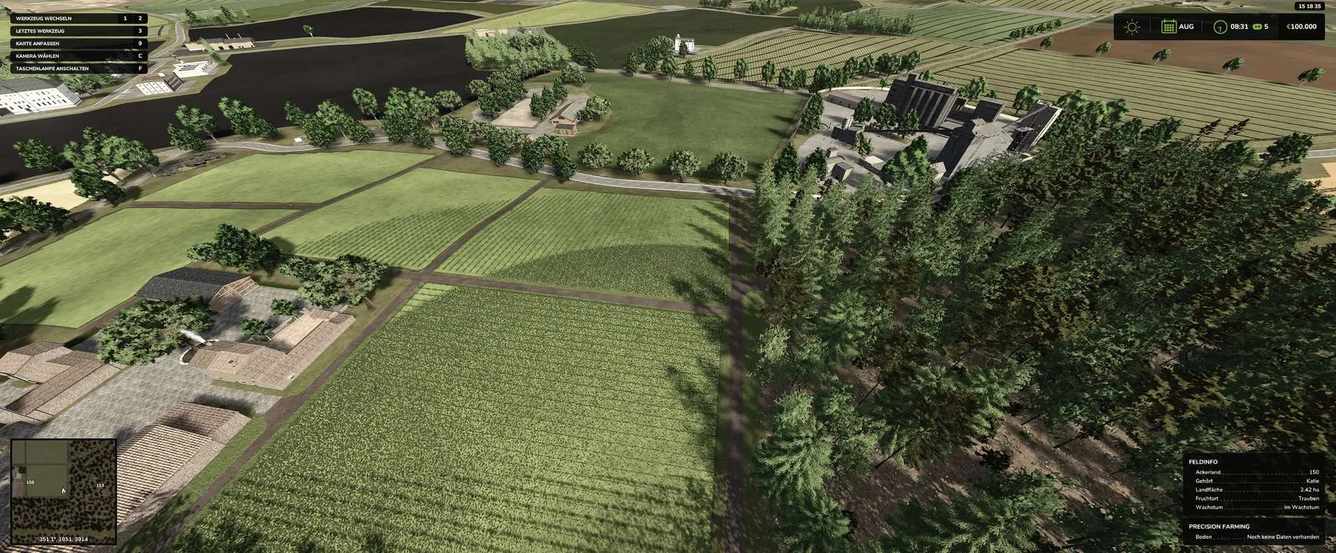 FS25 Thüringen 2.0 4Fach Karte v1.1.0.2 Maps Mod FS25 Mod Free Download