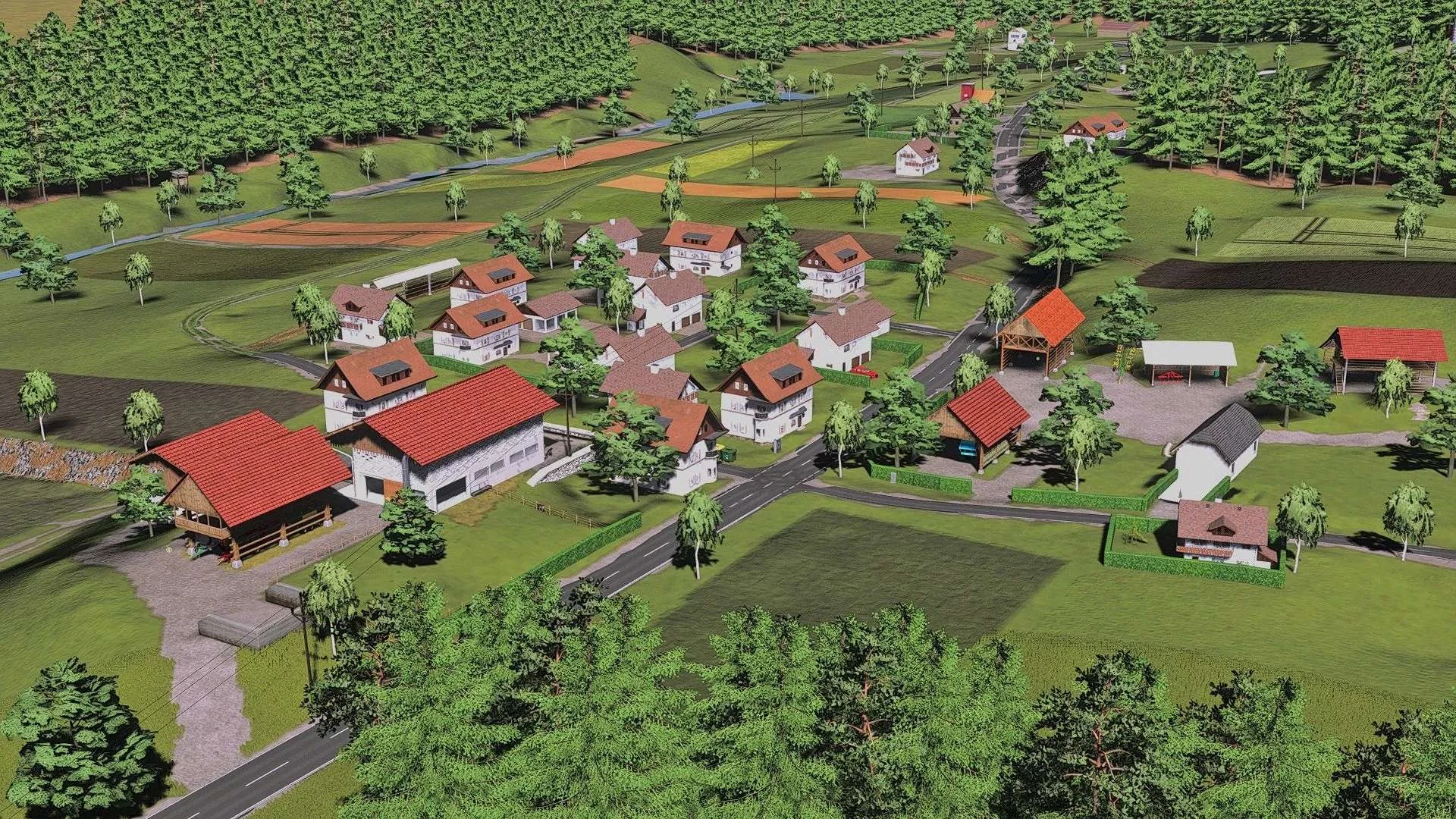 FS25 UTH25 Under The Hill v1.0 Maps Mod FS25 Mod Free Download