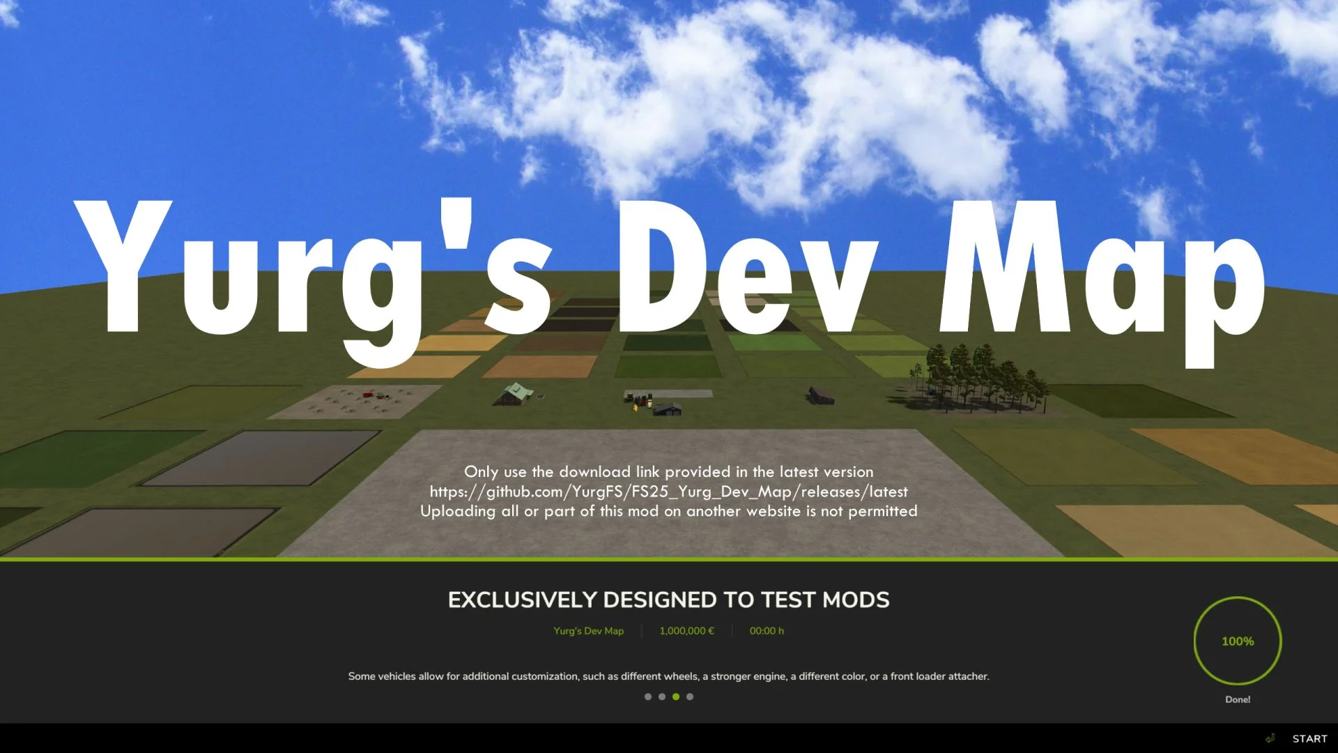 FS25 Yurg’s Dev Map BETA 7 v1.0 Maps Mod FS25 Mod Free Download