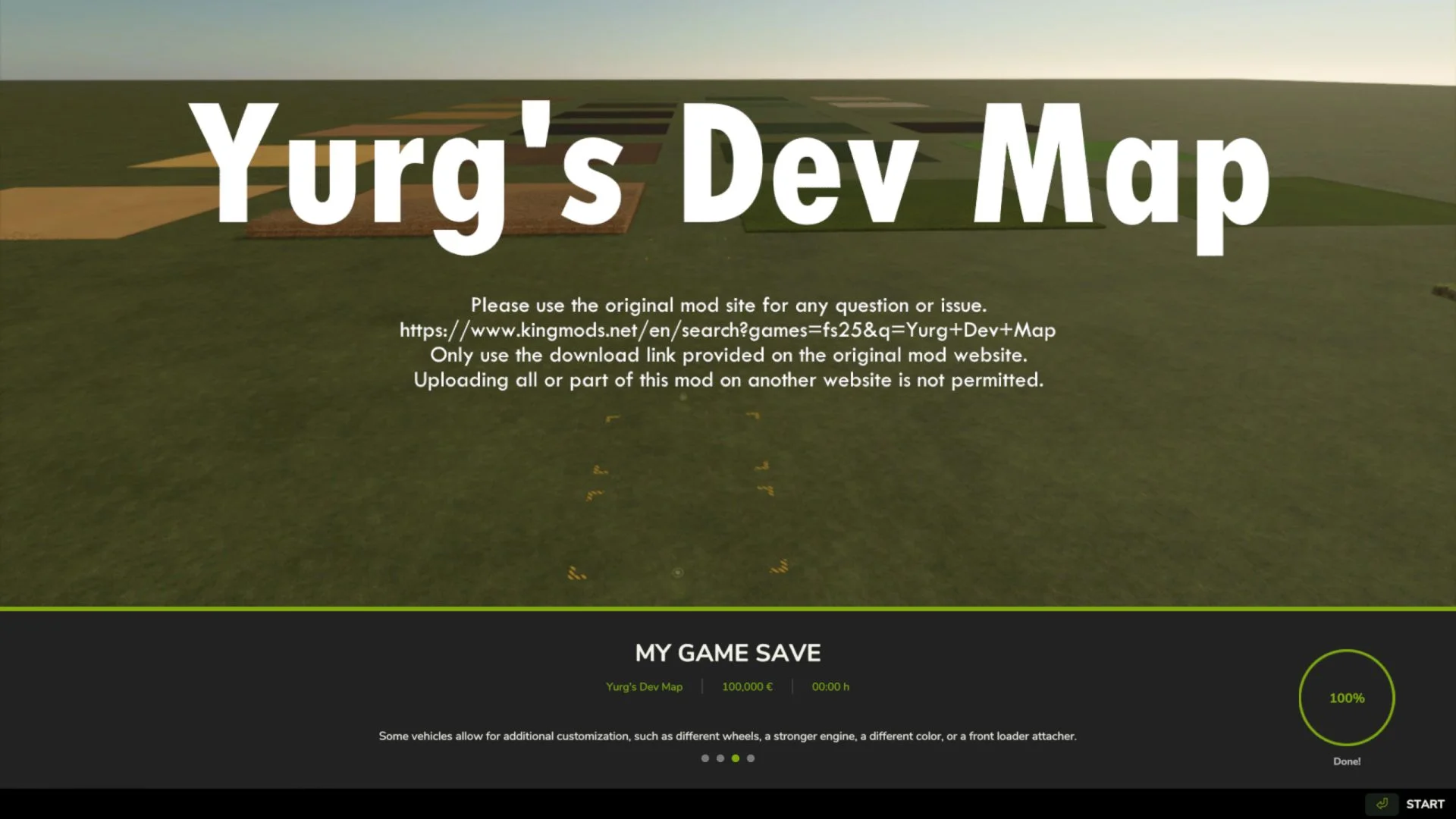 FS25 Yurg’s Dev Map v0.0.0.3 Maps Mod FS25 Mod Free Download