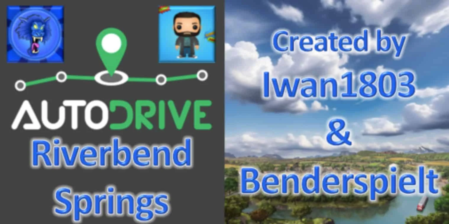 FS25 AD course for Riverbend Springs V1.0 Other Mod FS25 Mod Free Download
