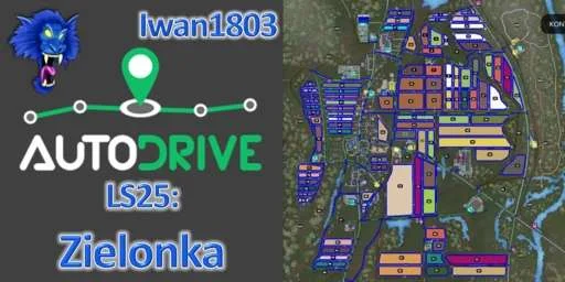 FS25 AD course for Zielonka V2.0 Other Mod FS25 Mod Free Download