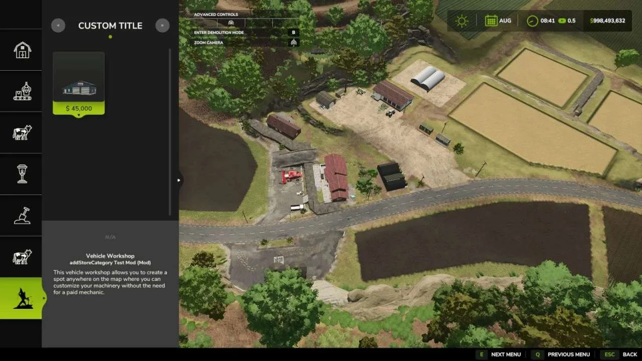FS25 Add Store Categories v1.0.0.2 Other Mod FS25 Mod Free Download
