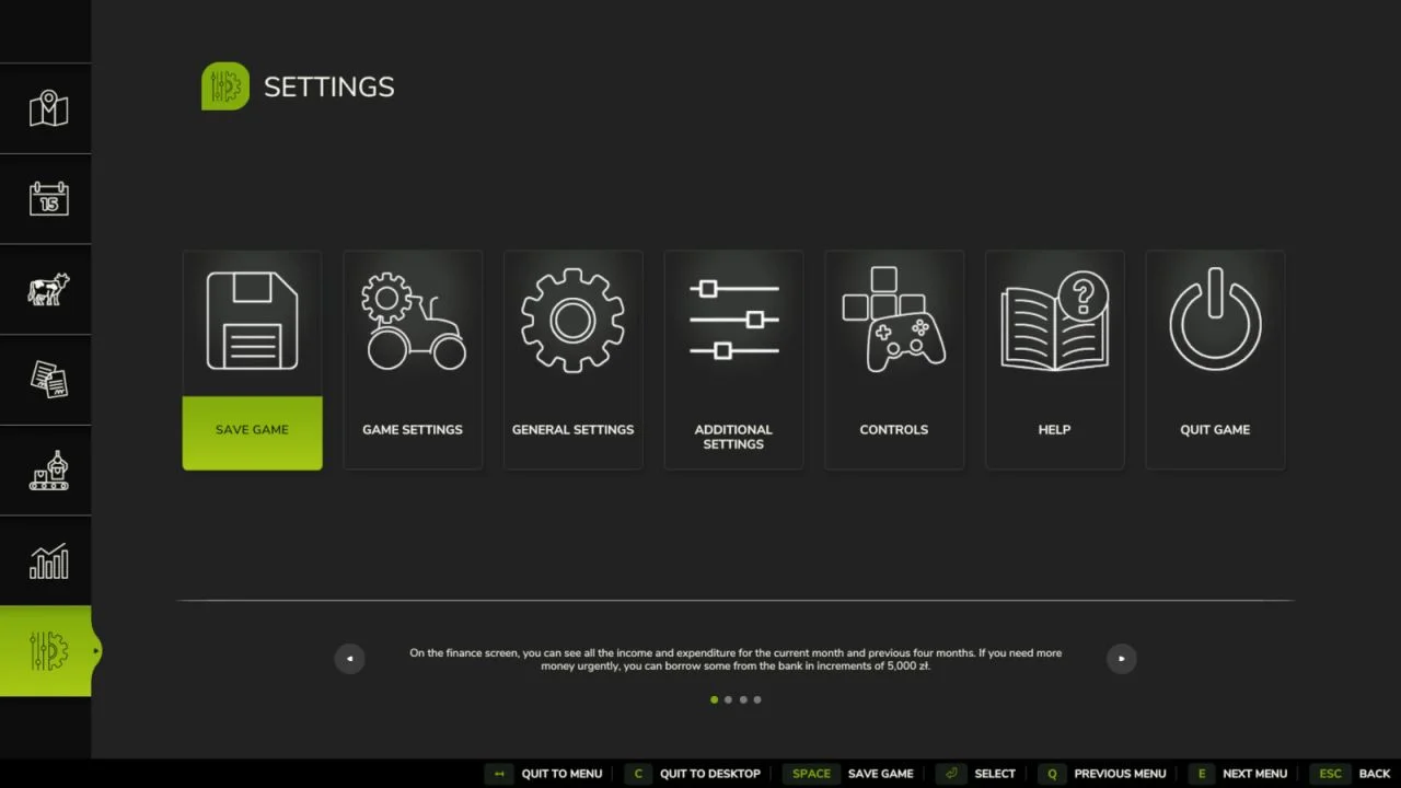 FS25 Additional Game Settings V1.0.0.1 Other Mod FS25 Mod Free Download