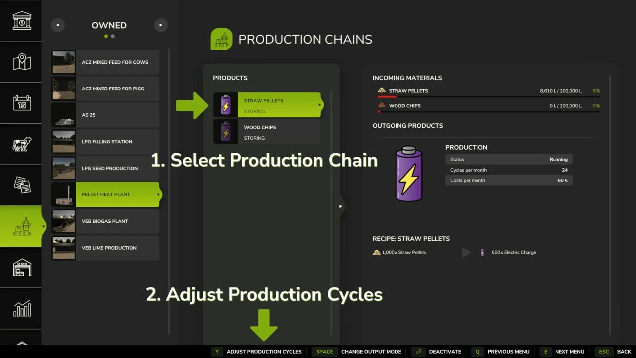 FS25 Adjust Production Points V1.0 Other Mod