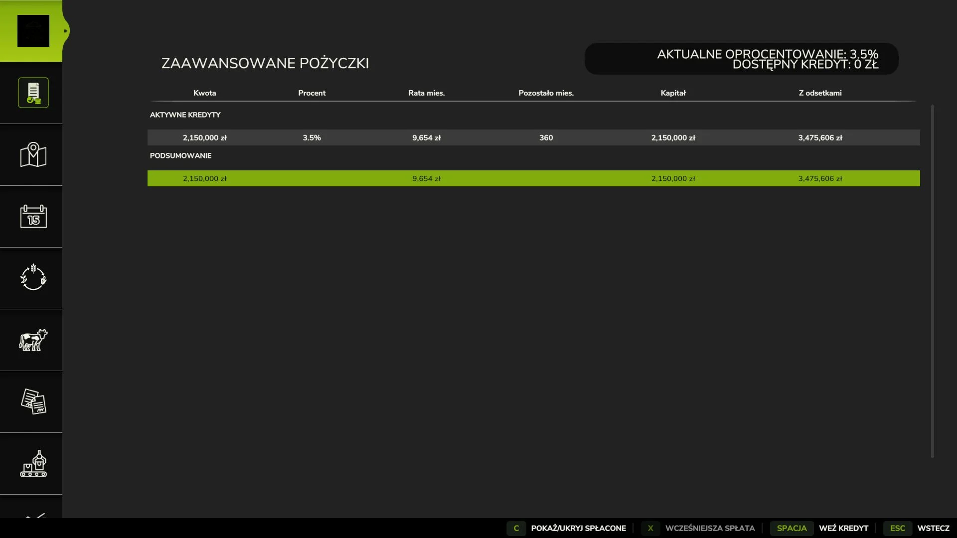 FS25 Advanced Loans V1.0.2.1 Other Mod