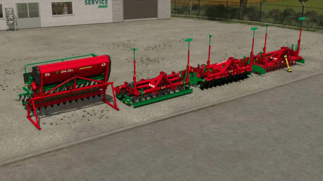 FS25 AGRO-MASZ SN301 Pack V1.0 Other Mod FS25 Mod Free Download