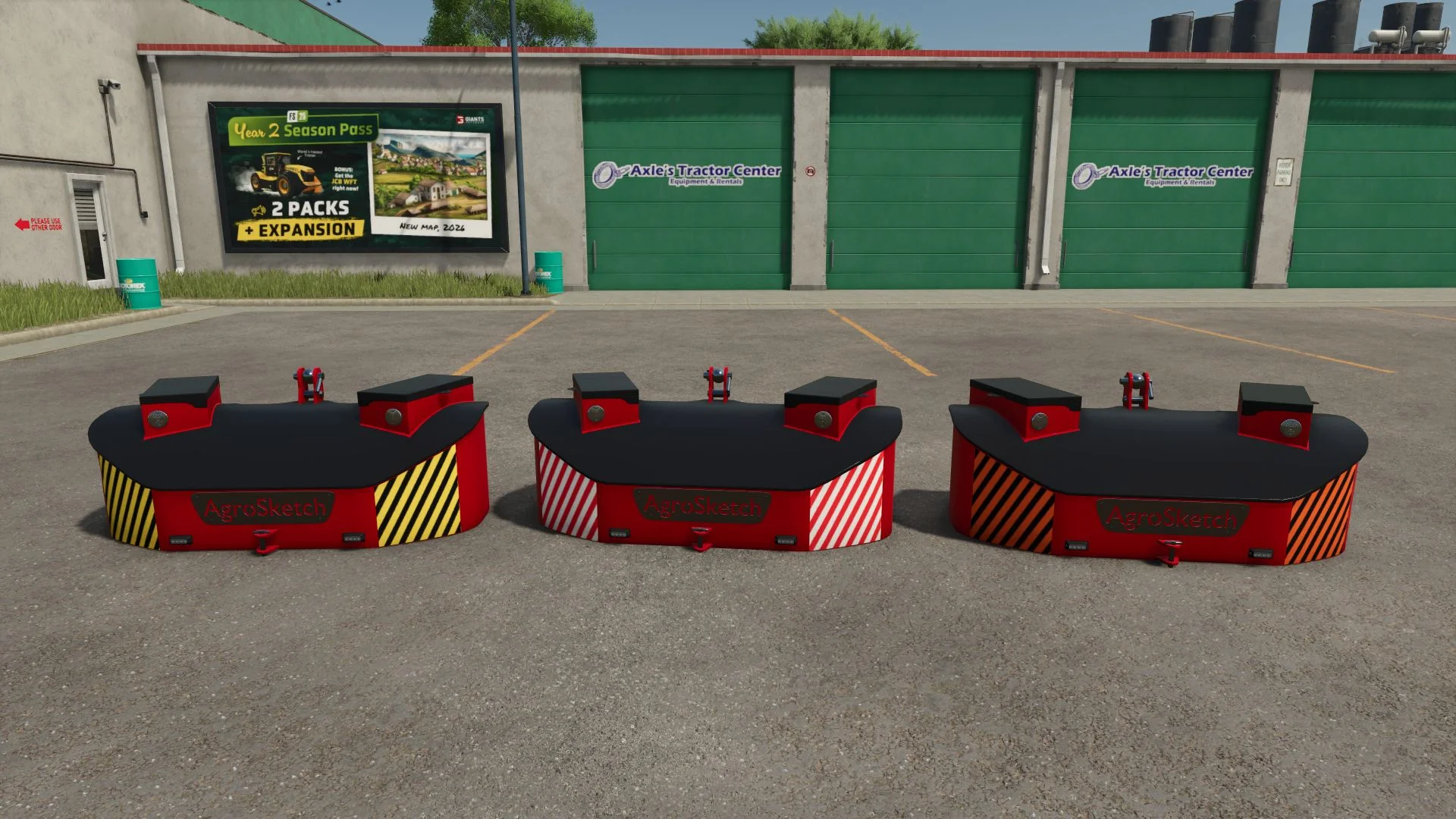 FS25 AgroSketch weight pack V1.0 Other Mod