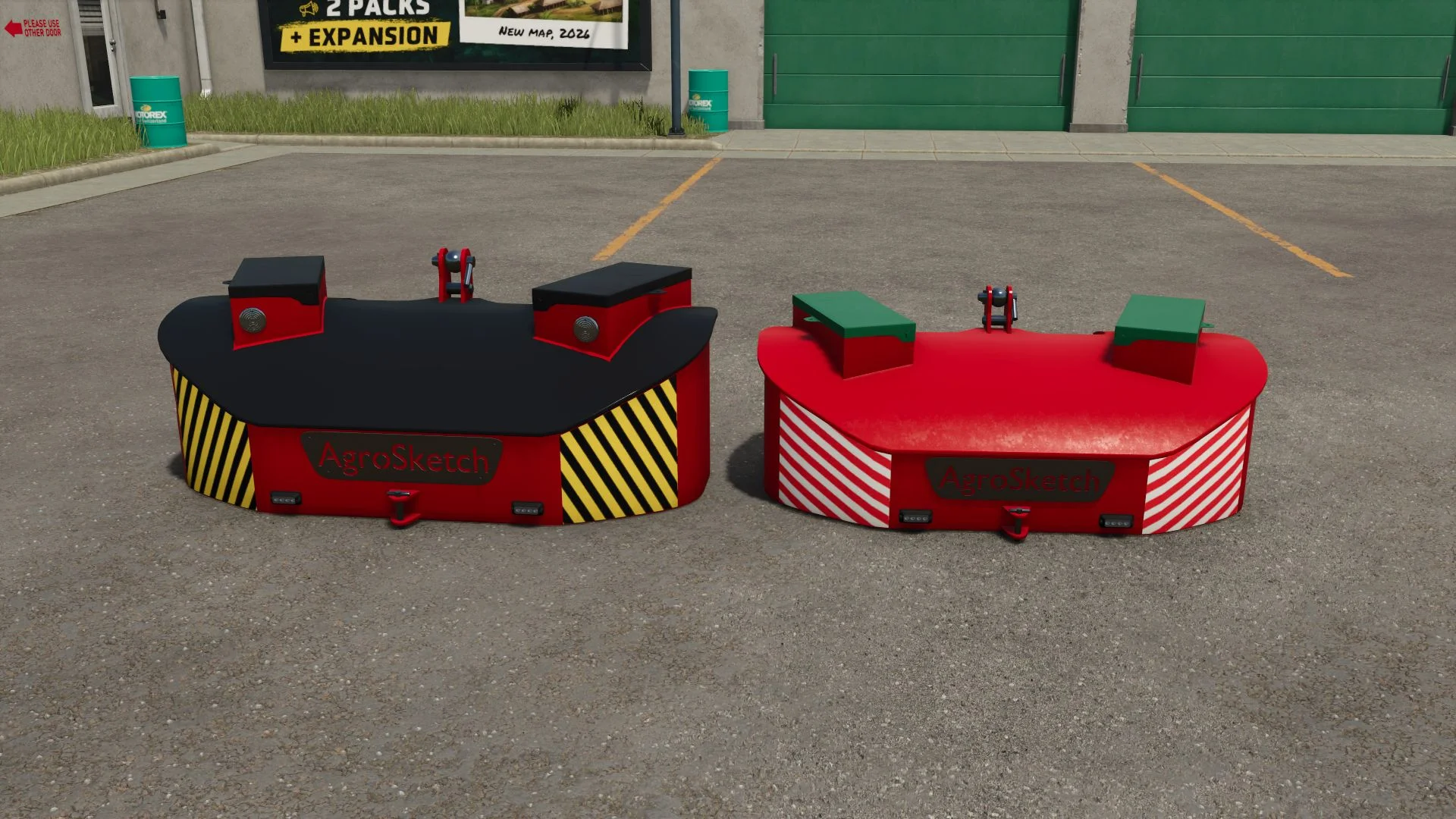 FS25 AgroSketch weight pack V1.1 Other Mod