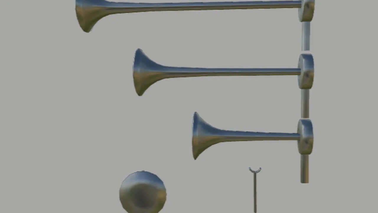 FS25 Air Horn Pack Prefab V1.0 Other Mod FS25 Mod Free Download