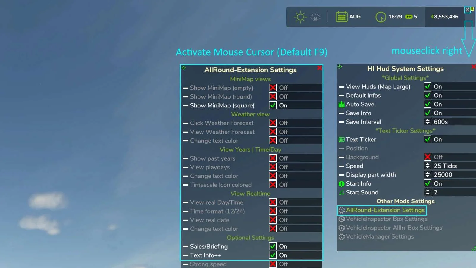 FS25 AllRound Extension v1.0.0.1 Other Mod FS25 Mod Free Download