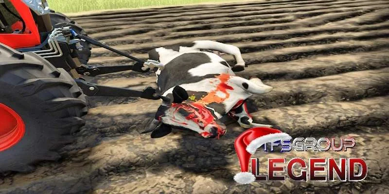 FS25 ANIMAL DEAD COW v1.0 Other Mod FS25 Mod Free Download