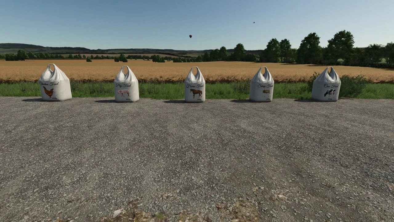 FS25 Animal Food BigBags V1.0 Other Mod FS25 Mod Free Download