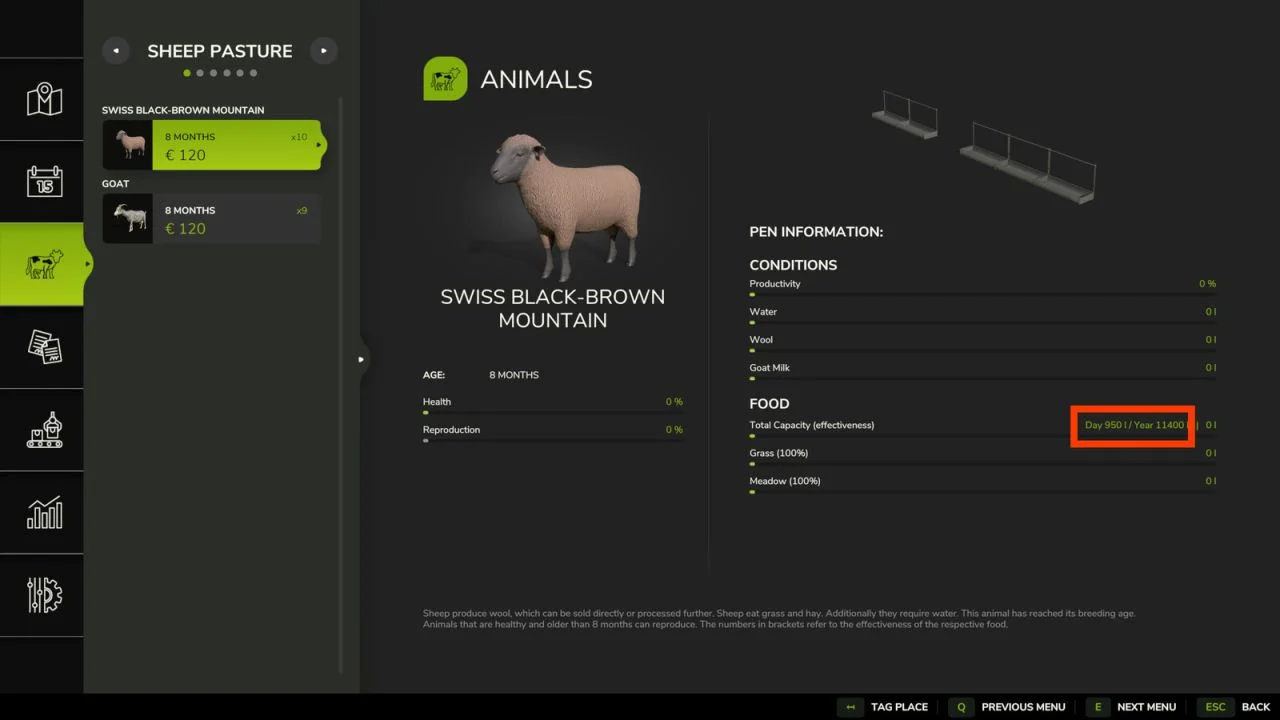 FS25 Animal Food Calculator V1.1.0.1 Other Mod