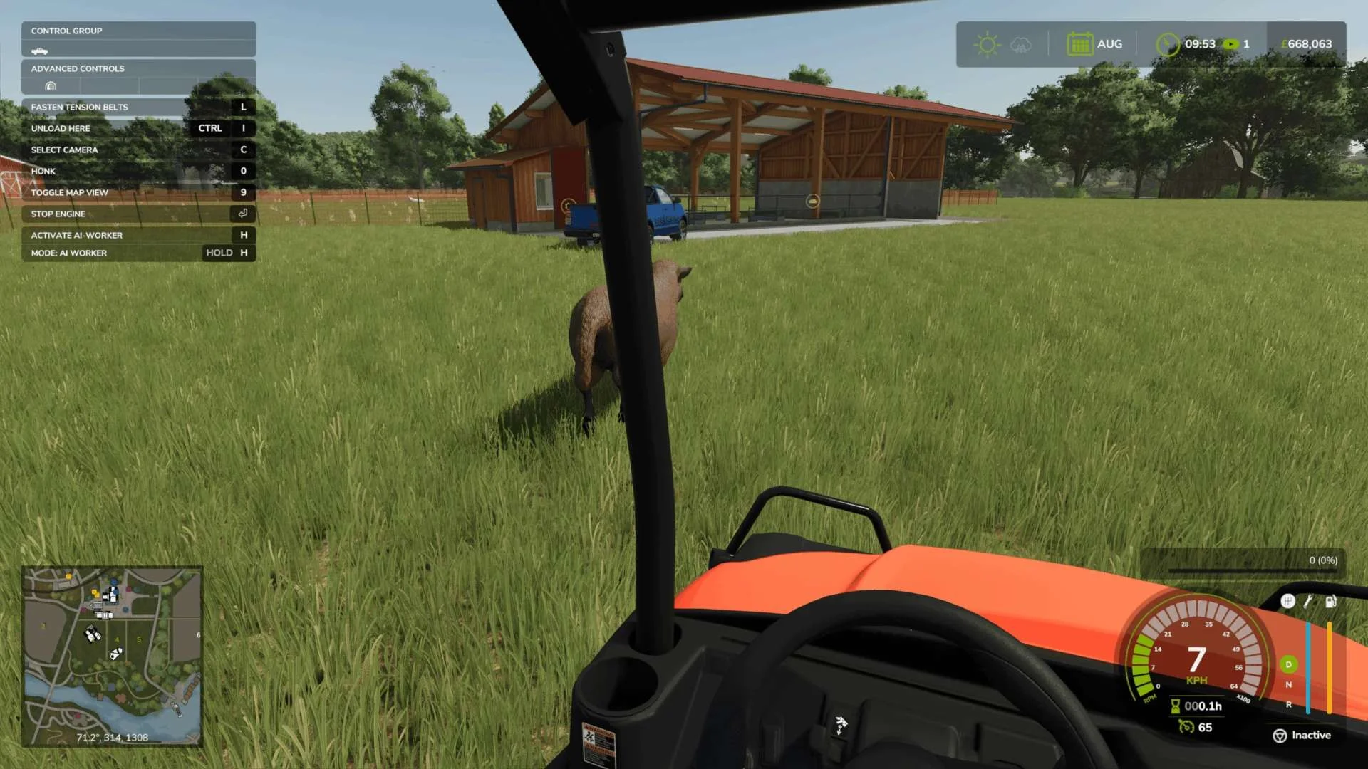 FS25 Animal Herding Lite V1.1 Other Mod