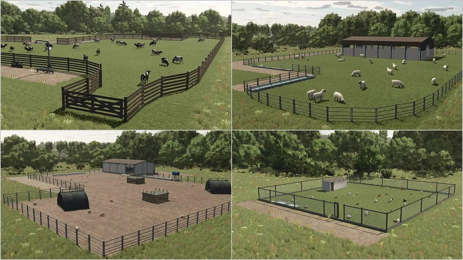 FS25 Animals Placeables Pack v1.0 Other Mod FS25 Mod Free Download