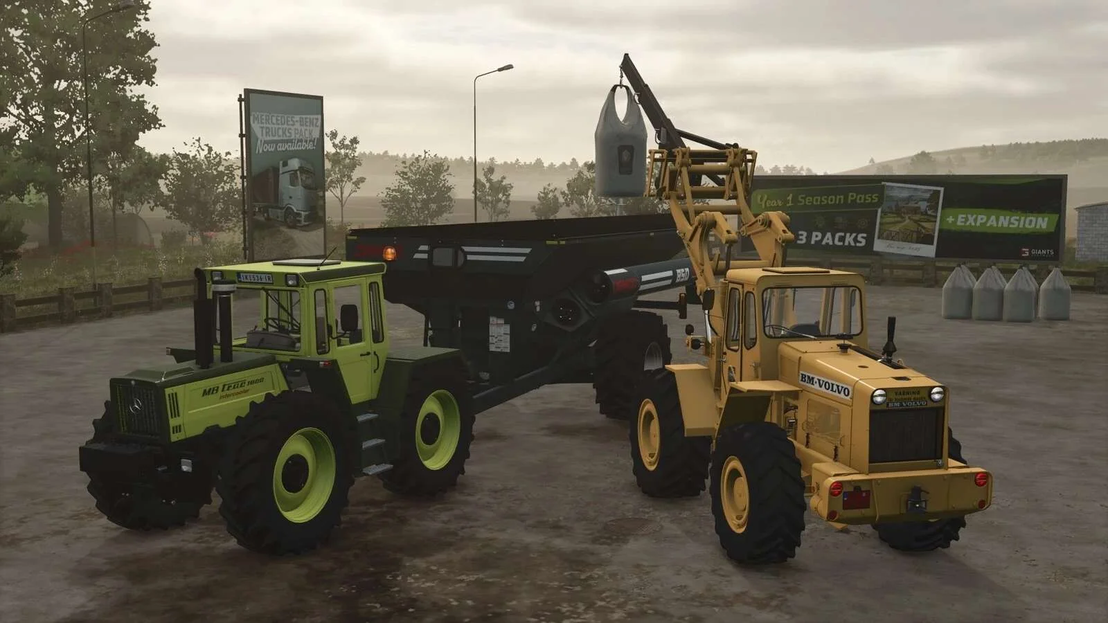 FS25 Augerwagon With Lime v1.0 Other Mod FS25 Mod Free Download