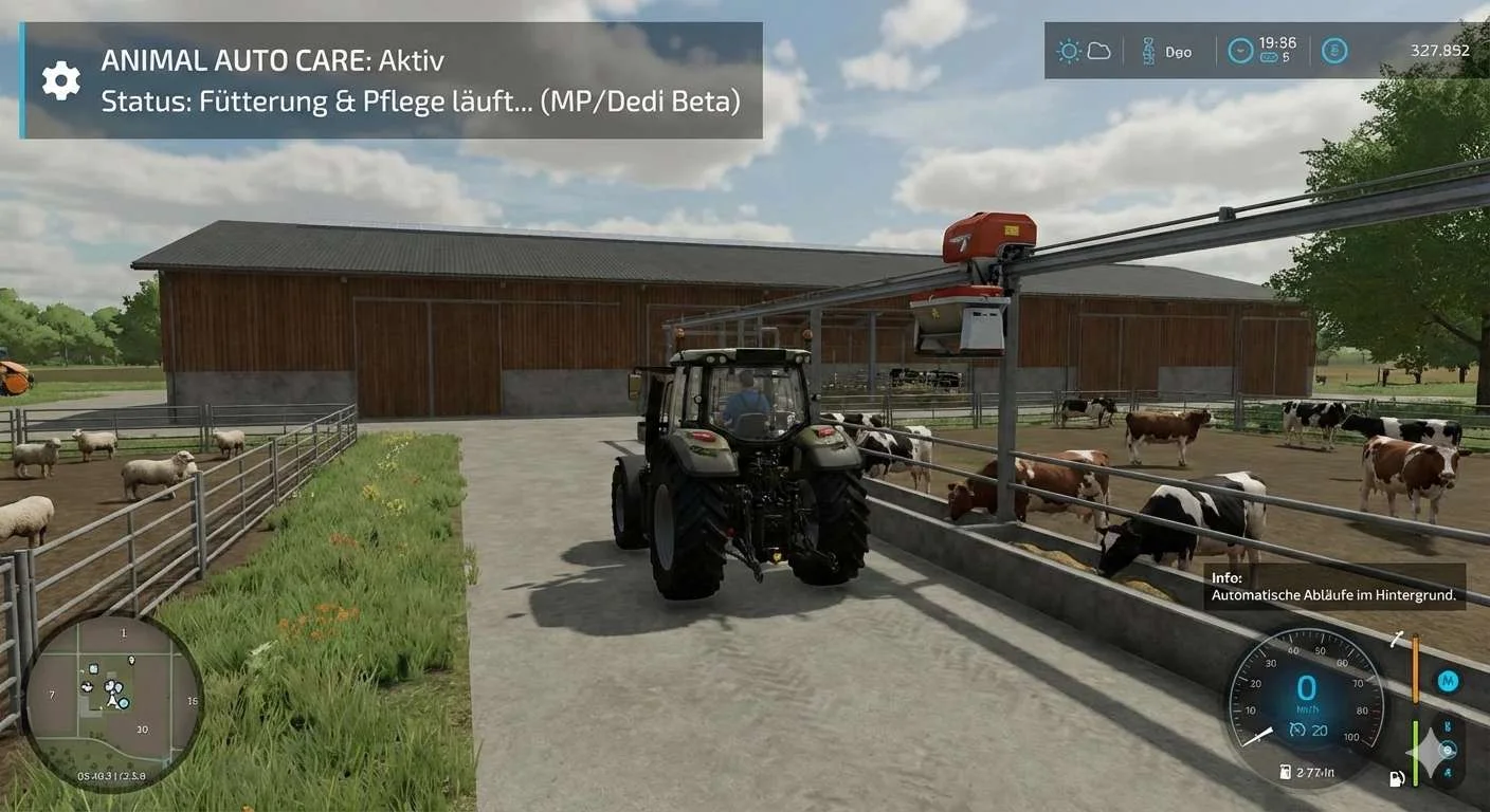 FS25 Auto Animal Care BETA 2 v1.0 Other Mod