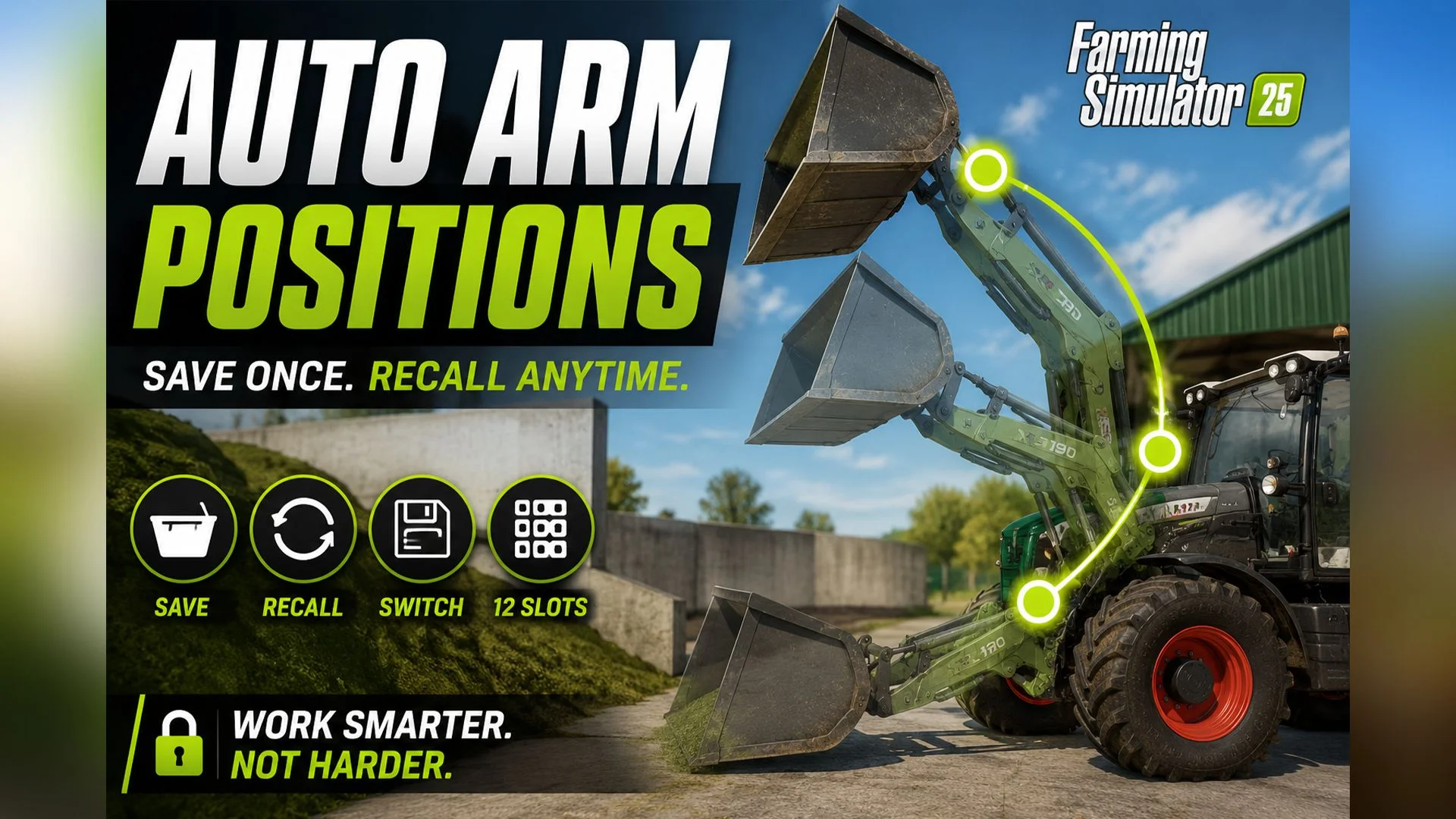 FS25 Auto Arm Positions V1.0 Other Mod