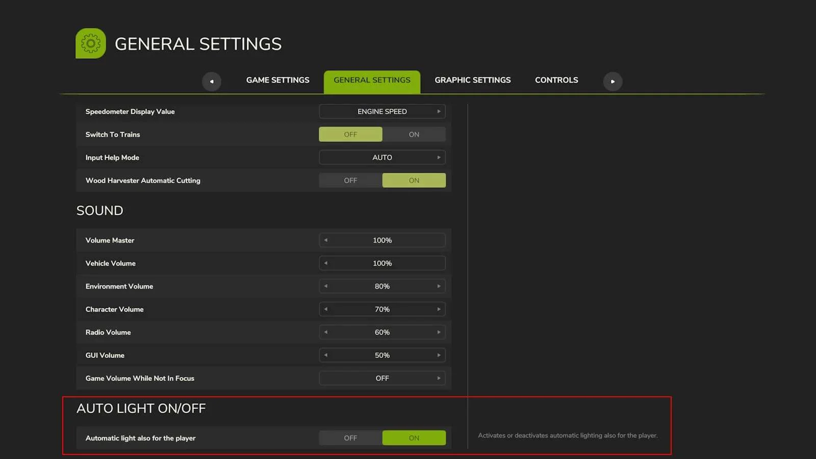 FS25 Auto Light On/Off v1.0 Other Mod FS25 Mod Free Download