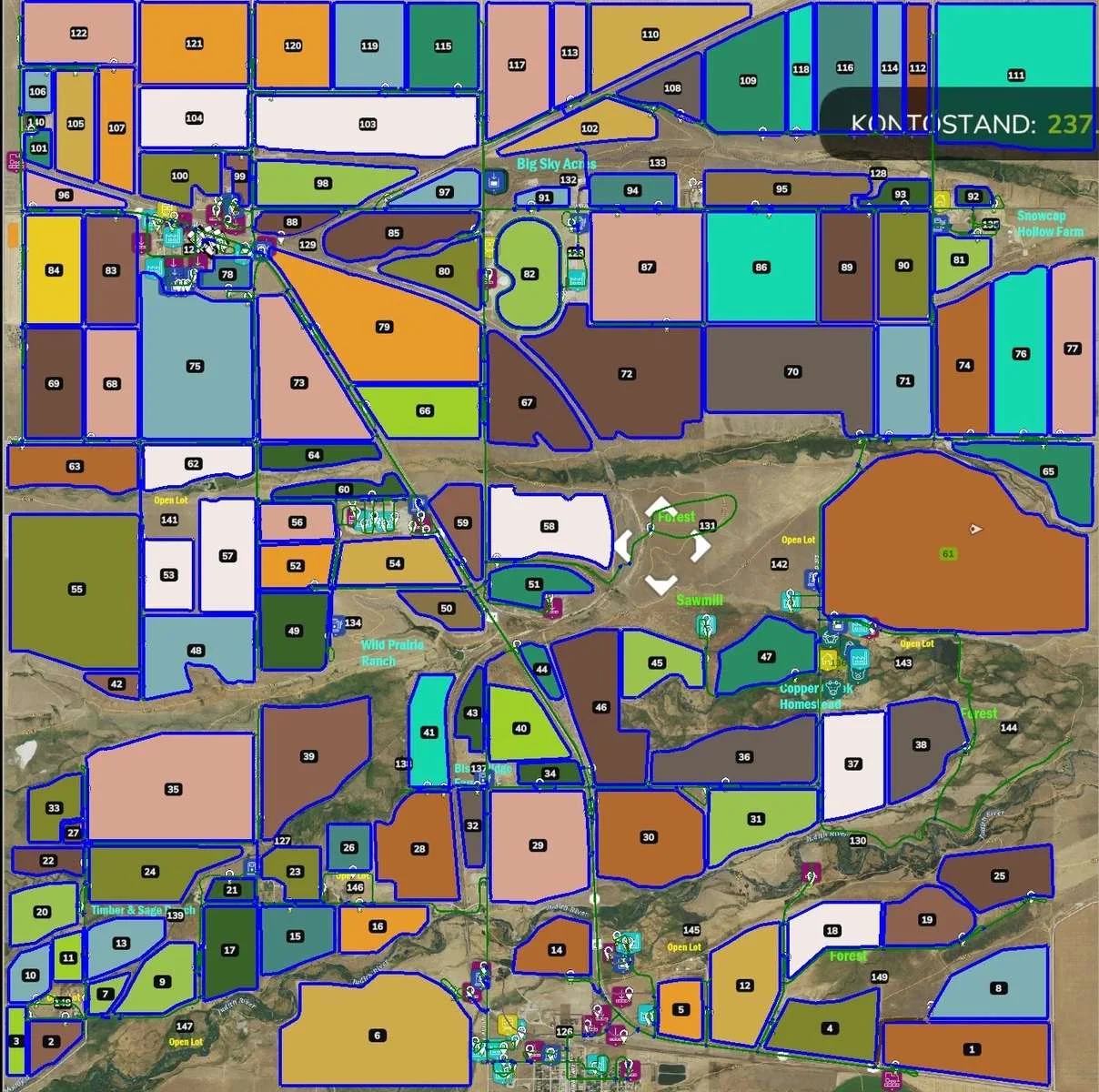 FS25 Autodrive courses for the Judith Plains Montana 4X v1.0 Other Mod FS25 Mod Free Download