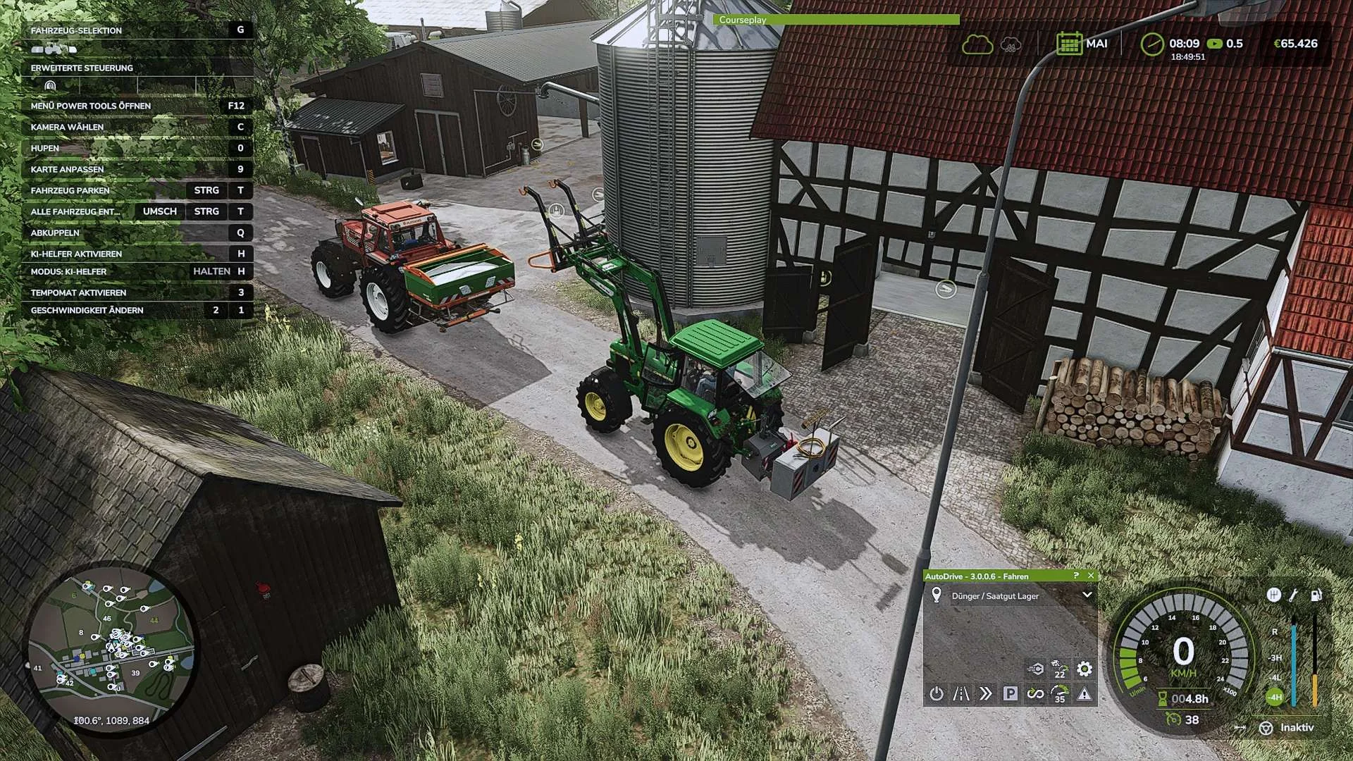 FS25 Autodrive Courses For The Map Daheim v1.0 Other Mod FS25 Mod Free Download