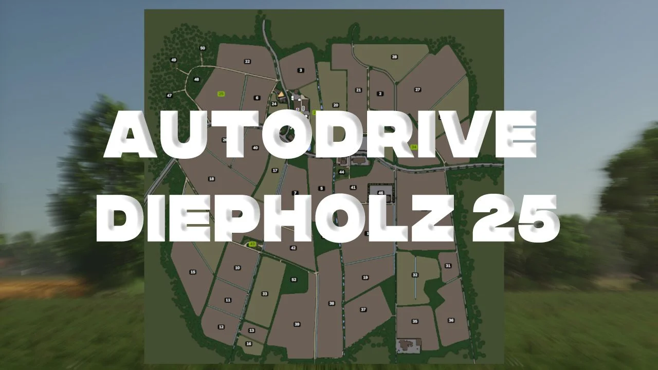 FS25 Autodrive Diepholz 25 V1.0 Other Mod