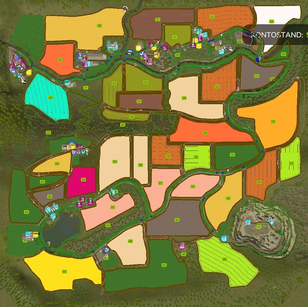 FS25 AutoDrive for the map Bergblick v1.0.5 Other Mod FS25 Mod Free Download