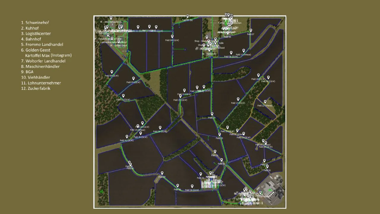 FS25 AutoDrive Harz & Heide V1.0 Other Mod FS25 Mod Free Download