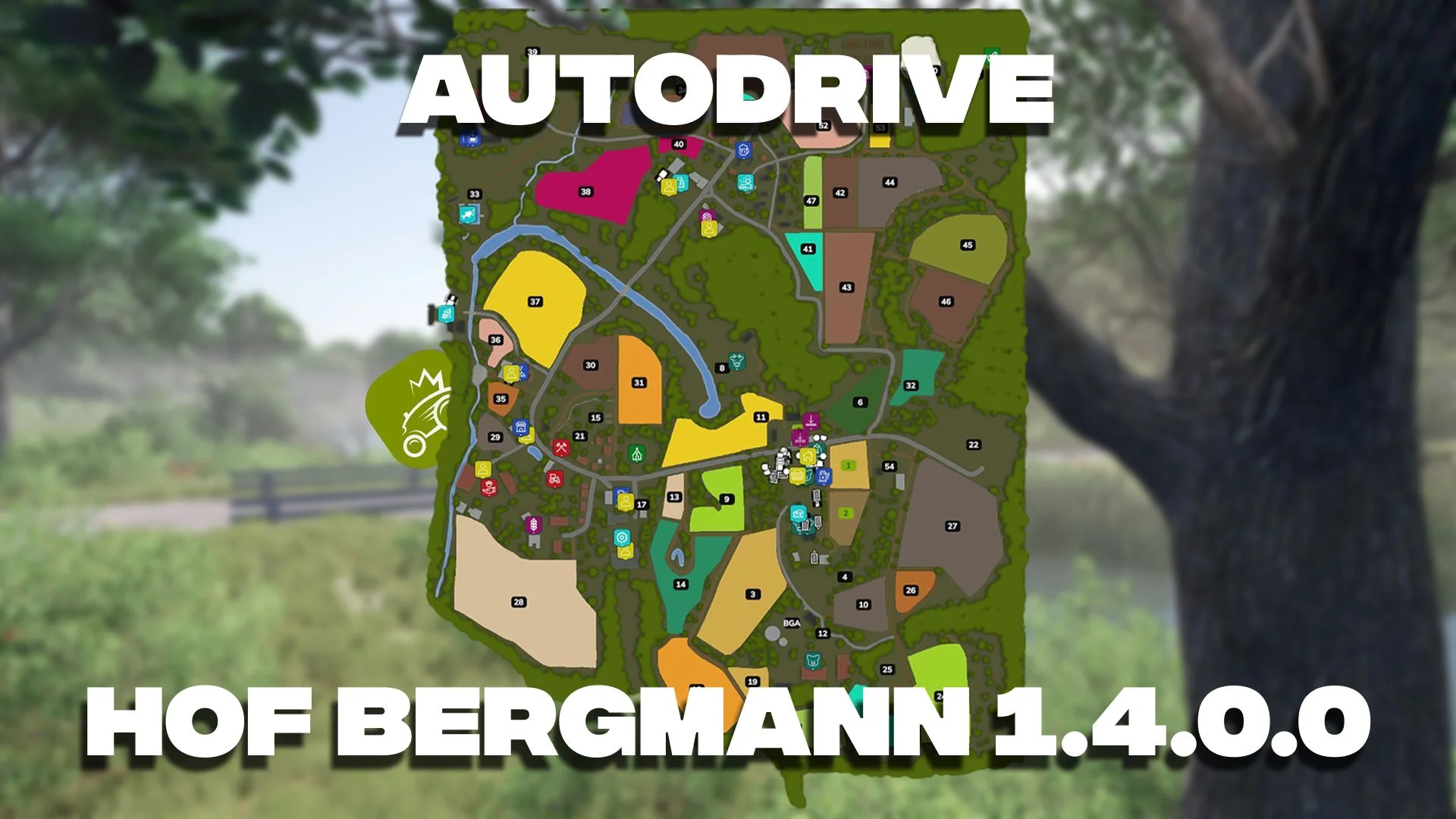 FS25 Autodrive Hof Bergman 1.4.0.0 V1.4 Other Mod