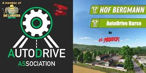 FS25 AutoDrive Hof Bergmann v1.0 Other Mod FS25 Mod Free Download