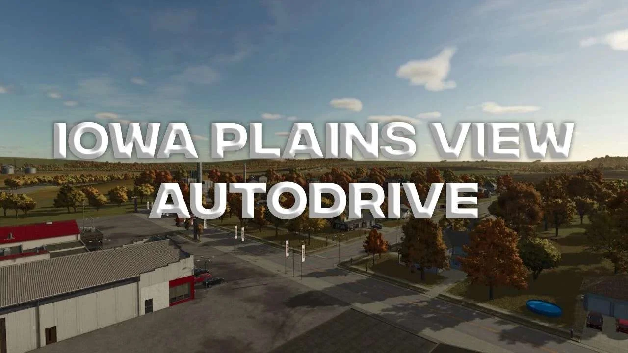 FS25 Autodrive Iowa Plains View v1.0 Other Mod FS25 Mod Free Download