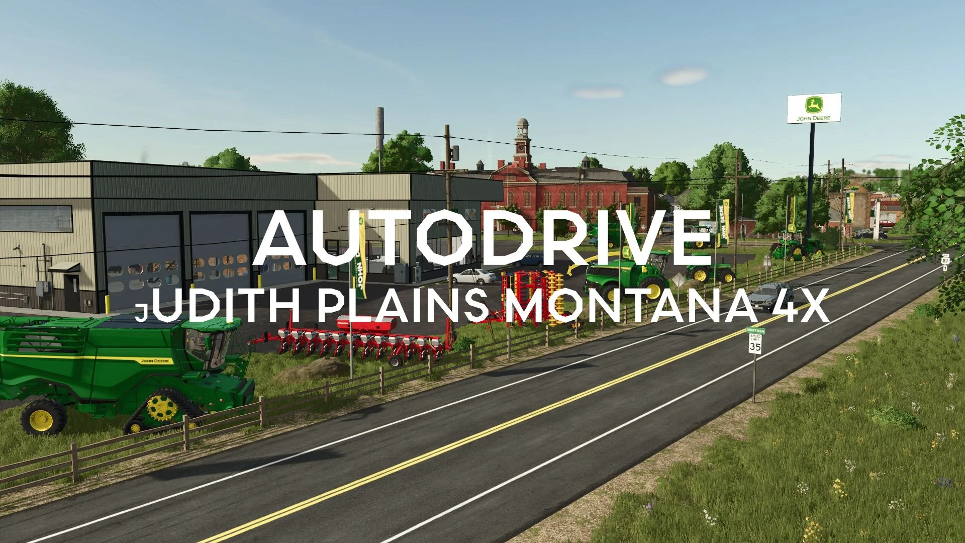 FS25 Autodrive Judith Plains Montana 4x V1.0 Other Mod FS25 Mod Free Download