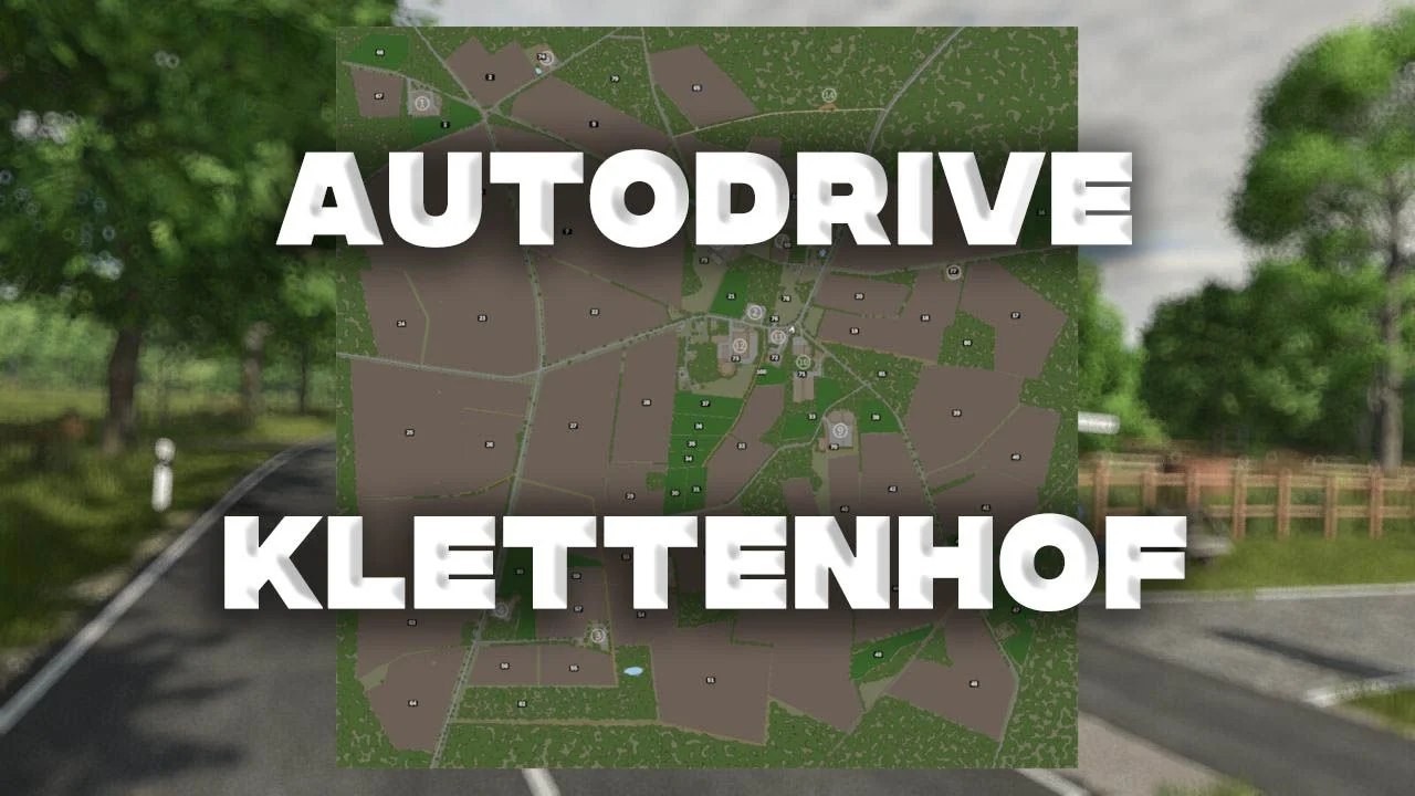 FS25 AutoDrive Klattenhof V1.0.1 Other Mod
