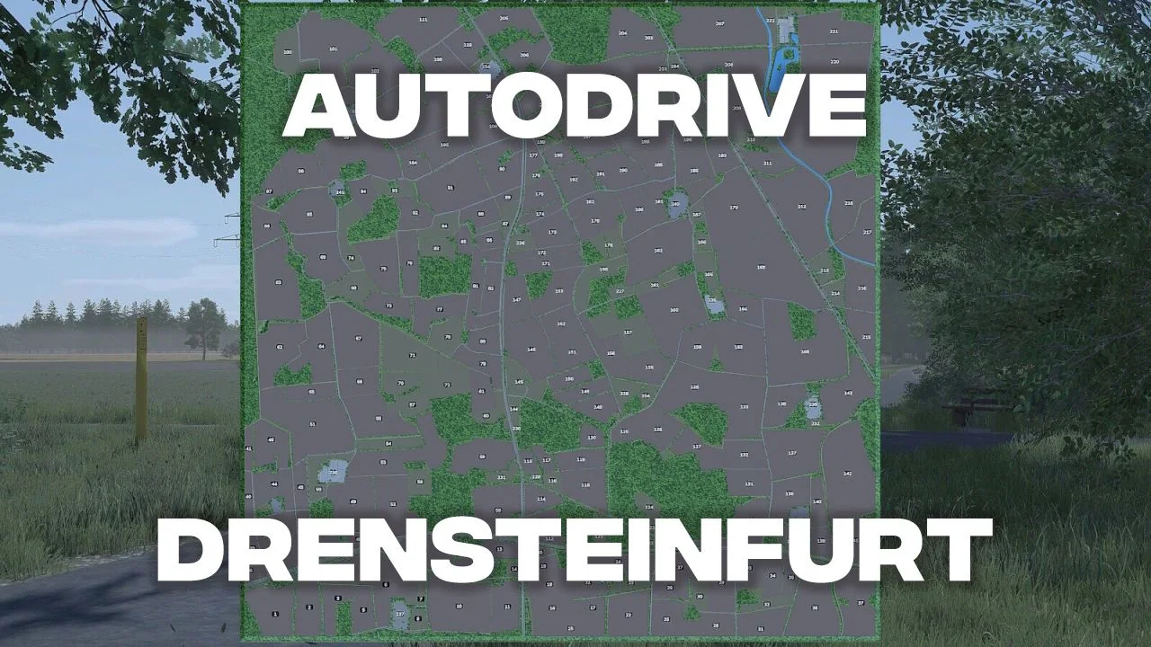 FS25 Autodrive Kreis Drensteinfurt v1.0 Other Mod