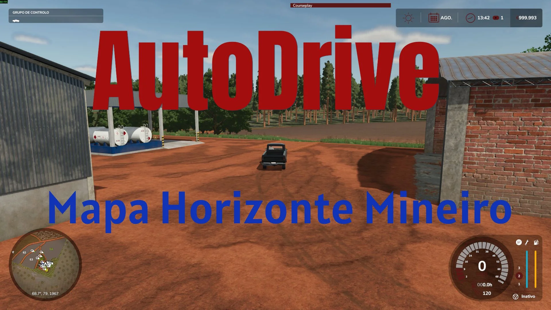 FS25 AutoDrive Mapa Horizonte Mineiro v1.0 Other Mod FS25 Mod Free Download