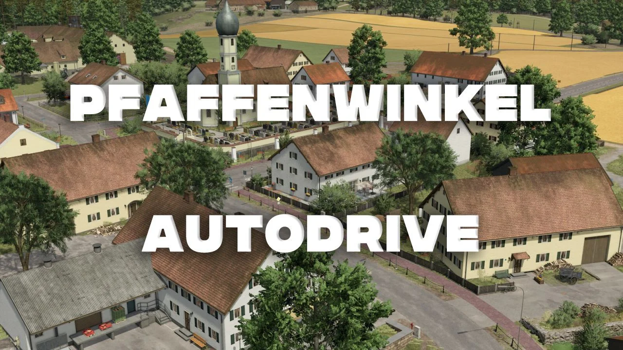FS25 AutoDrive Pfaffenwinkel V1.0 Other Mod FS25 Mod Free Download