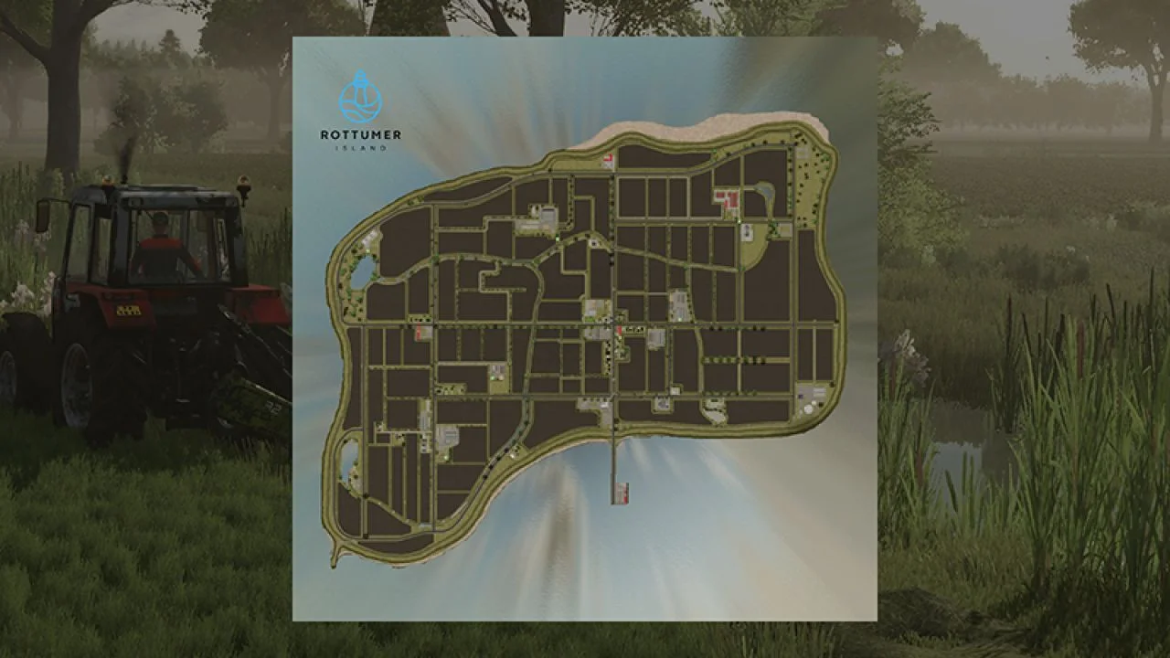 FS25 AutoDrive Rottumer Island V1.0 Other Mod FS25 Mod Free Download
