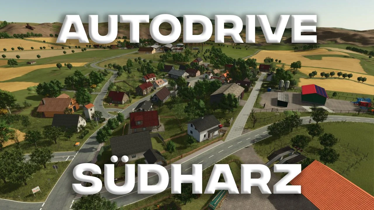 FS25 Autodrive Südharz V1.0 Other Mod