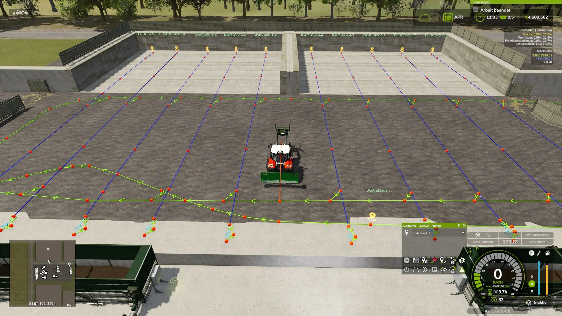FS25 Autodrive US Flatlands Map 4x V1.0 Other Mod FS25 Mod Free Download