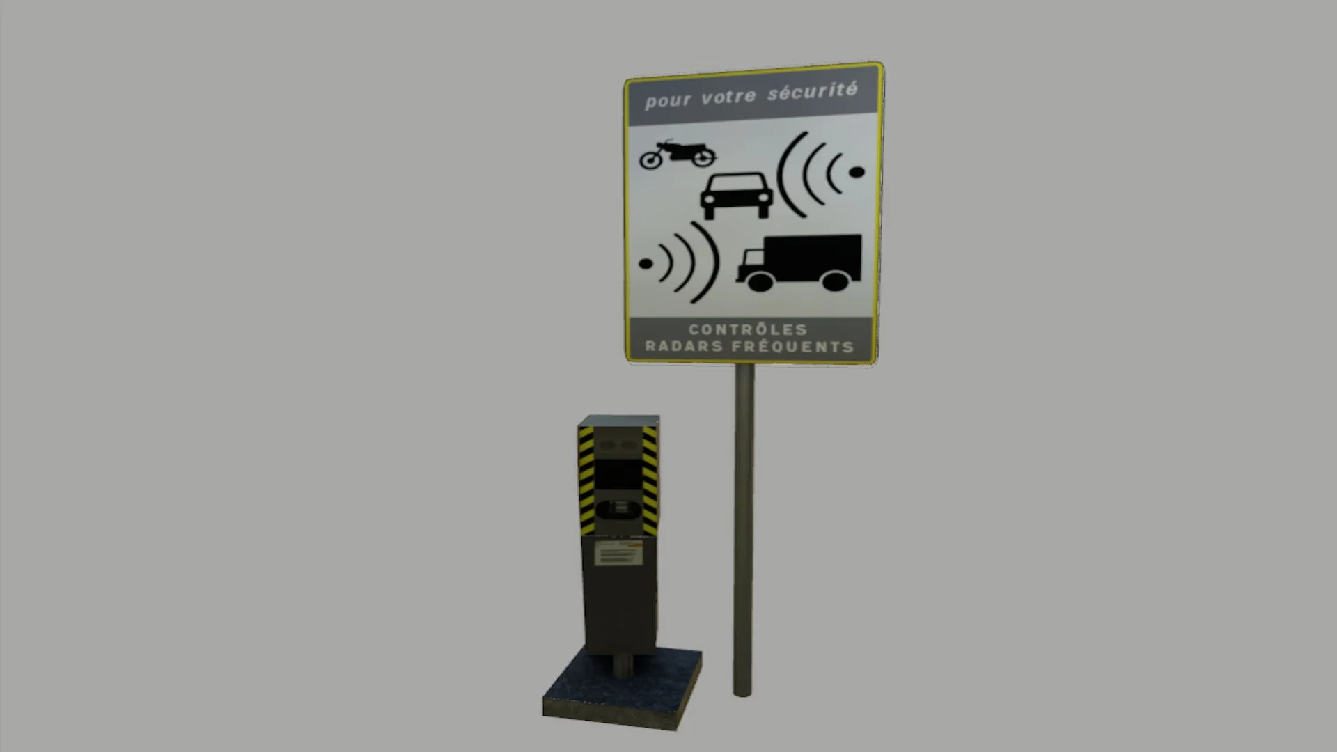 FS25 Automatic radar pack Prefab V1.0 Other Mod FS25 Mod Free Download
