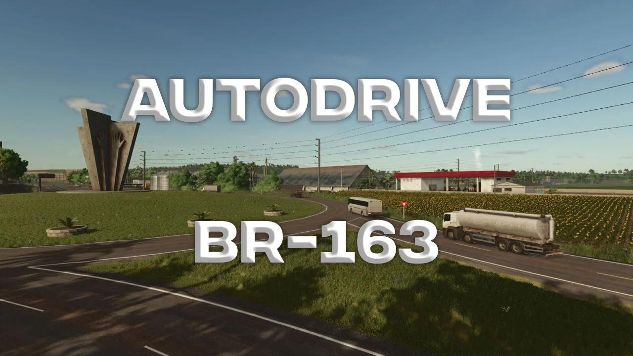 FS25 Autrodrive BR-163, MS Brasilien V1.0 Other Mod FS25 Mod Free Download