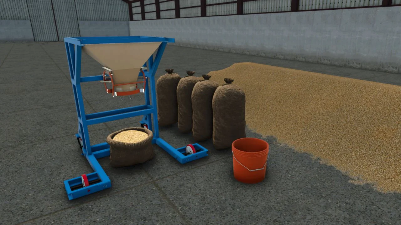 FS25 Bag packaging pack with bucket V1.0 Other Mod